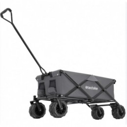 Chariot de jardin Chariot de transport Pliable Gris