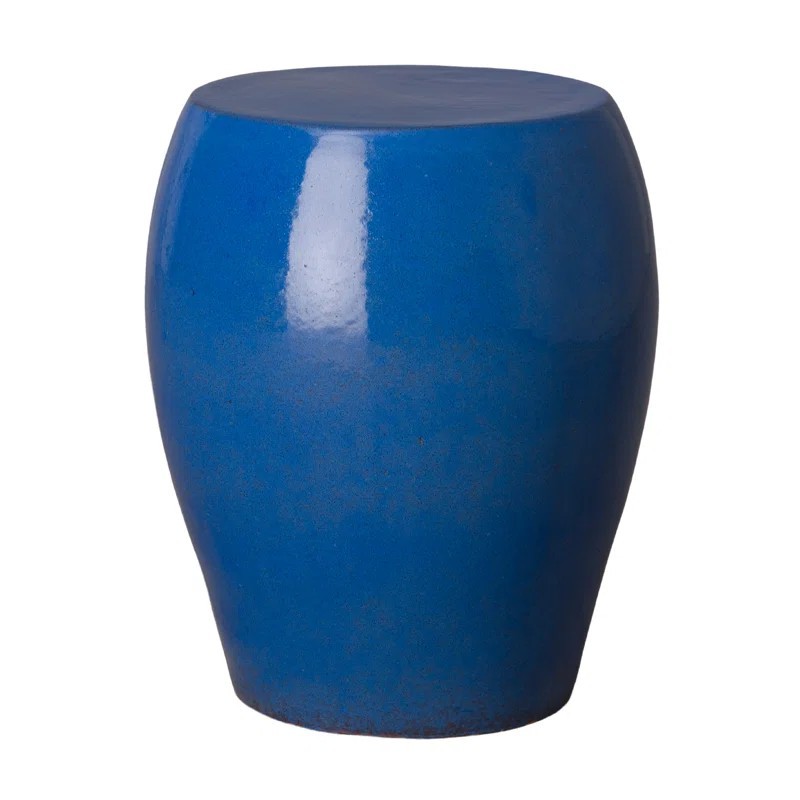 Clesha accent tabouret bleu