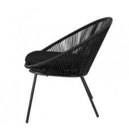 PAPAYO Chaise lounge noir