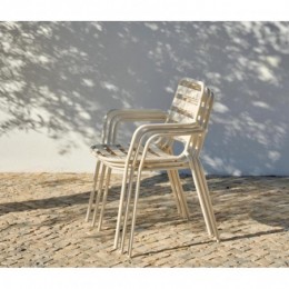 LIVA Chaise bistrot sable