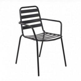 LIVA Chaise bistrot noir