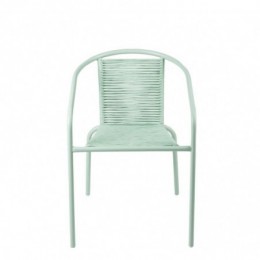 VERONA Chaise empilable aqua