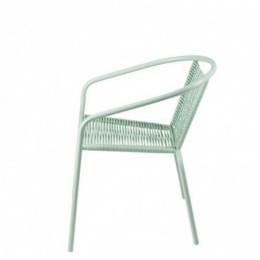 VERONA Chaise empilable aqua