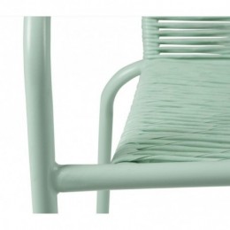 VERONA Chaise empilable aqua