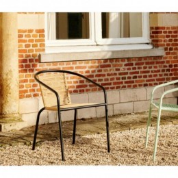 VERONA Chaise empilable naturel