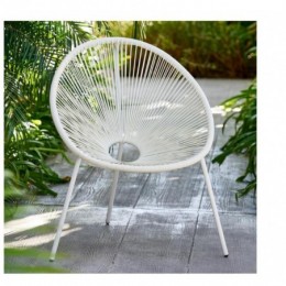 ACAPULCO Chaise lounge blanc