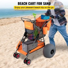 Chariot de plage pliable Universel