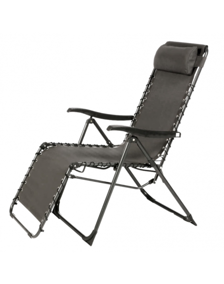 Fauteuil relax de jardin SILOS Anthracite