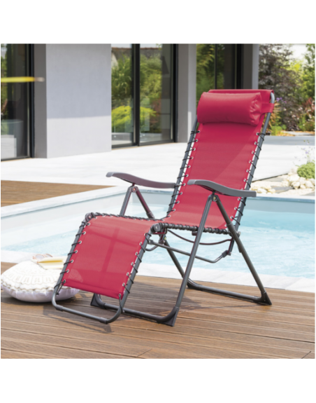 Fauteuil relax de jardin SILOS Grenade