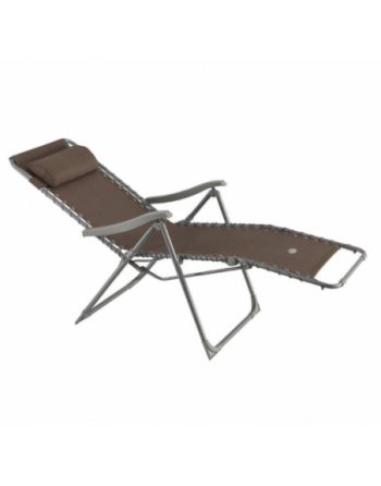 Fauteuil relax de jardin SILOS Taupe