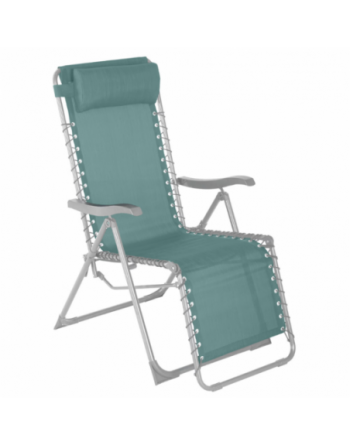 Fauteuil relax de jardin SILOS Vert jade