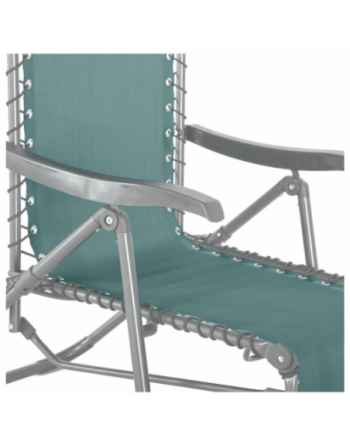 Fauteuil relax de jardin SILOS Vert jade