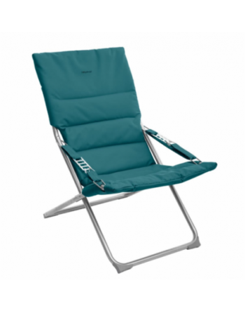 Fauteuil relax de jardin MILOS Bleu canard