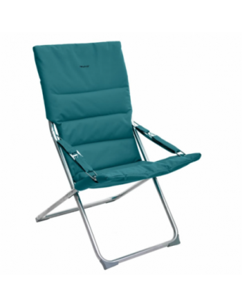 Fauteuil relax de jardin MILOS Bleu canard