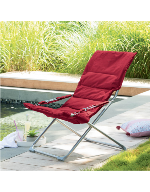 Fauteuil relax de jardin MILOS Grenade