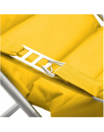 Fauteuil relax de jardin MILOS Jaune moutarde