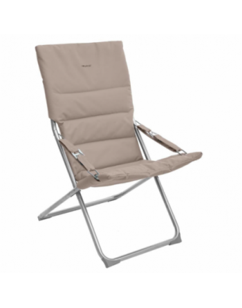 Fauteuil relax de jardin MILOS Taupe