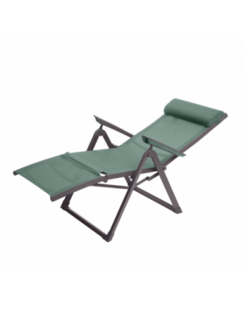 Fauteuil de jardin inclinable DECIMA Vert olive Graphite