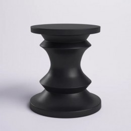 Alisiana MgO tabouret d'accent noir