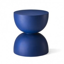 Ruiz MgO tabouret d'accent Terrazzo Bleu cobalt