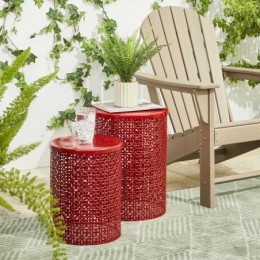 Zansfield tabouret d'accent en fer