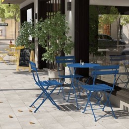 Shelah 2 personnes round Outdoor dining set bleu