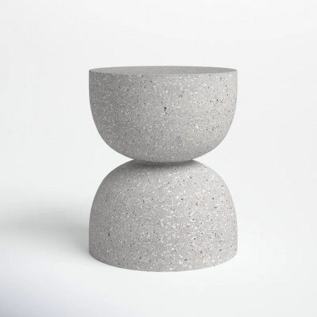 Ruiz MgO tabouret d'accent Terrazzo Terrazzo gris