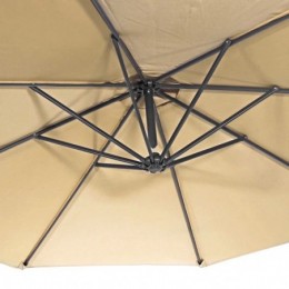 Parapluie Cantilever Chalone 115 pouces Beige