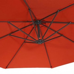 Parapluie Cantilever Chalone 115 pouces Orange brûlé