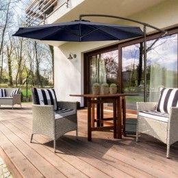 Haque 120 Cantilever Umbrella Navy Blue