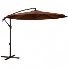 Haque 120 Cantilever Umbrella 
Coffee