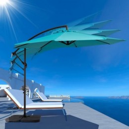 Haque 120 Cantilever Umbrella 
Light Blue