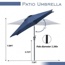 90 Tilt Market Umbrella Navy Blue