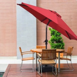 90 Tilt Market Umbrella Rouge