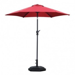 90 Tilt Market Umbrella Rouge