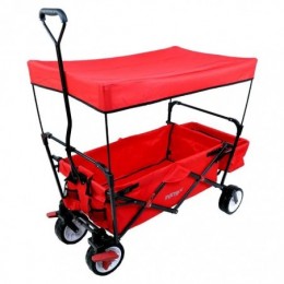 Chariot de transport FUXTEC Wild Cruiser Rouge pliable charge 75 kg