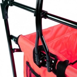 Chariot de transport FUXTEC Wild Cruiser Rouge pliable charge 75 kg